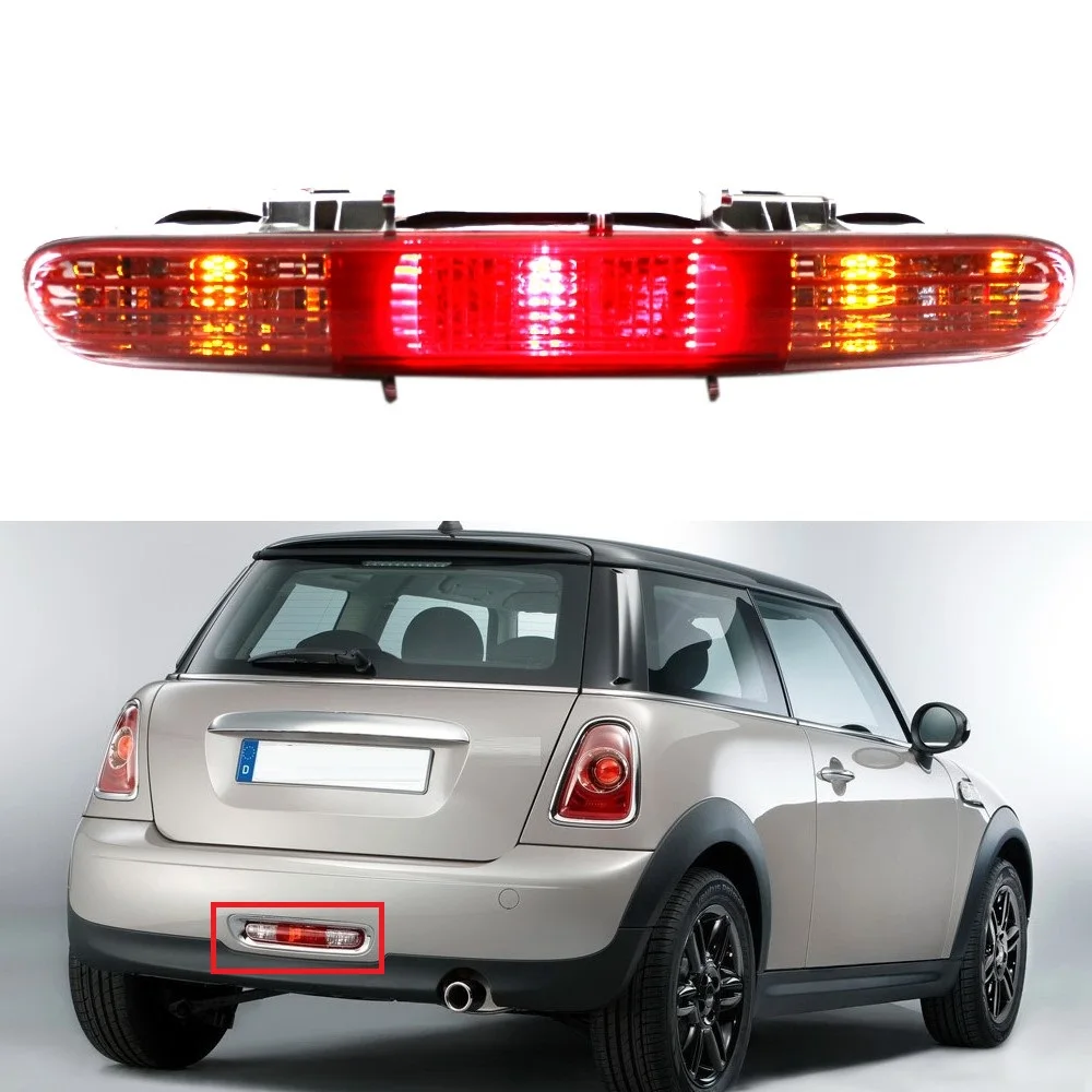 Rear Bumper Tail Fog Lamp Marker Brake Light 63247255925 For MINI