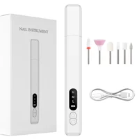 Electric Nail Polisher Drill Bits Professional Nails Grinding Polishing Dead Skin Removal Art Sanding File Pen Manicure Machine 1