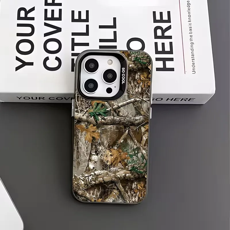 Silver Forest Camouflage Pattern Phone Case Cover
