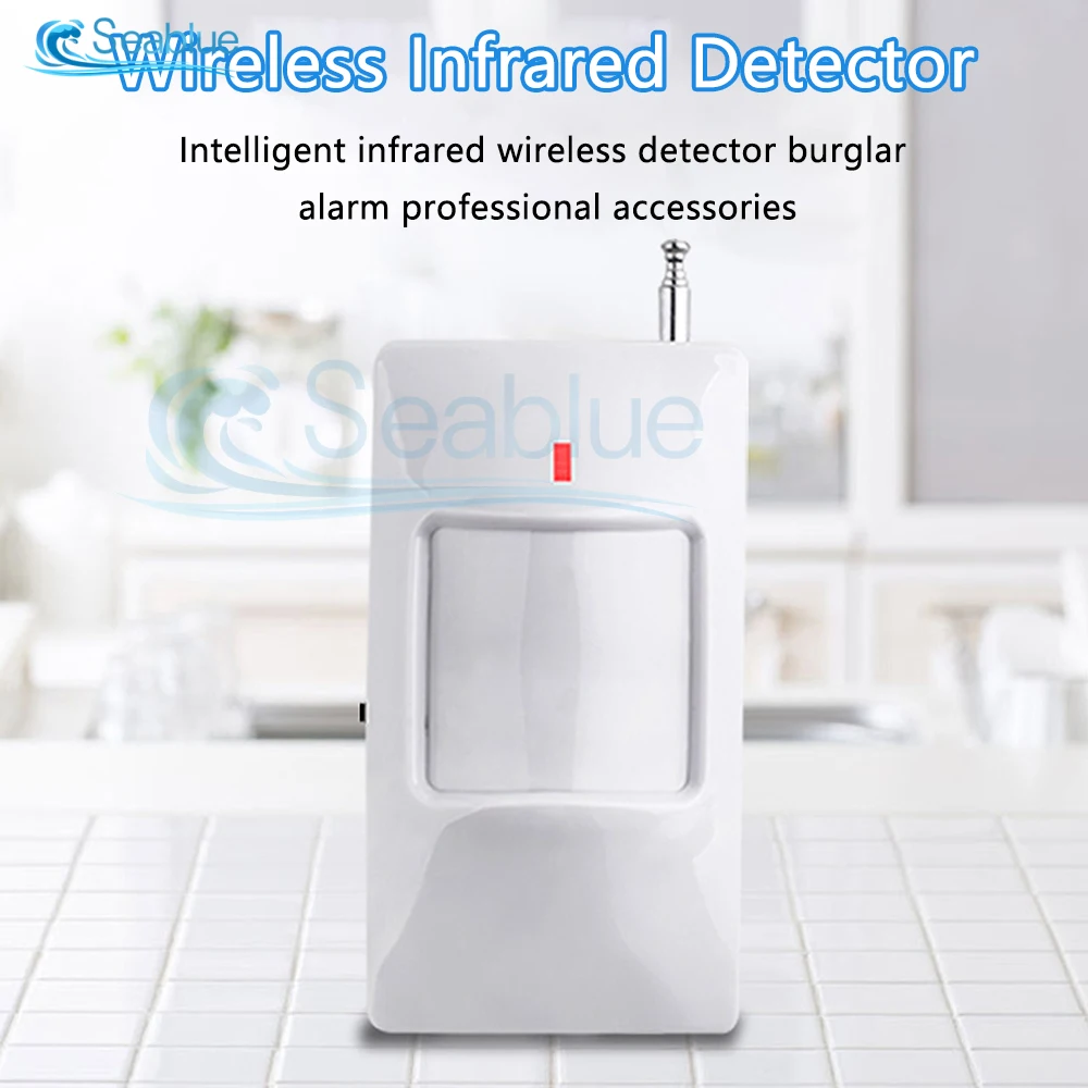 

Intelligent Human Infrared Wireless Wide-angle Infrared Detection Sensor Switch 1527 IC Anti-theft Alarm Accessories 433MHz