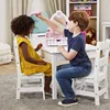 Wooden Table & Chairs - White 6