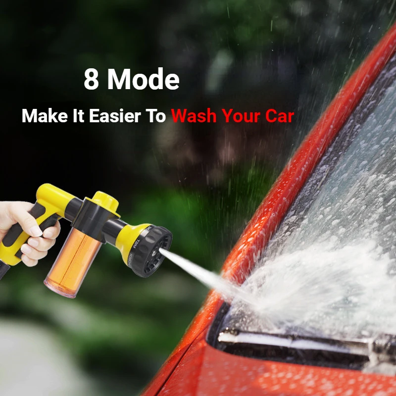 

Portable Auto Foam Lance Water Gun High Pressure 3 Grade Nozzle Jet Car Washer Sprayer Cleaning Tool Automobiles Wash Tools