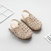 Baby Girls Shoes Braided Sandals for Girls Kids Fashion Hollow Out Leather Shoe Soft Sole Retro Princess Slippers Beach Shoes 2