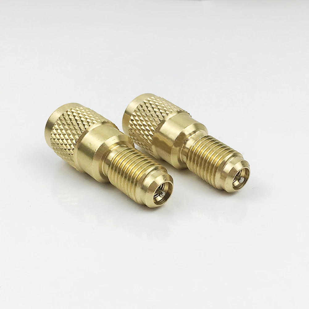 Pneumatic Fitting Air Conditioner R410a Refrigerant Gas Charging Hose 1 Pair