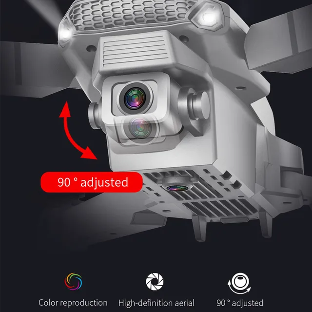 E88 Rc Drone 4K Profesional HD Dual Camera 2.4Ghz Mini Foldable Quadcopter Real-time Transmission Helicopters Gift Toys for Boy 4