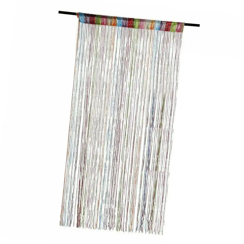 

Beaded Doorway Curtain 1Mx2M Curtain Partition Tassel String Door Curtain Fringe Line Curtain Home Decoration