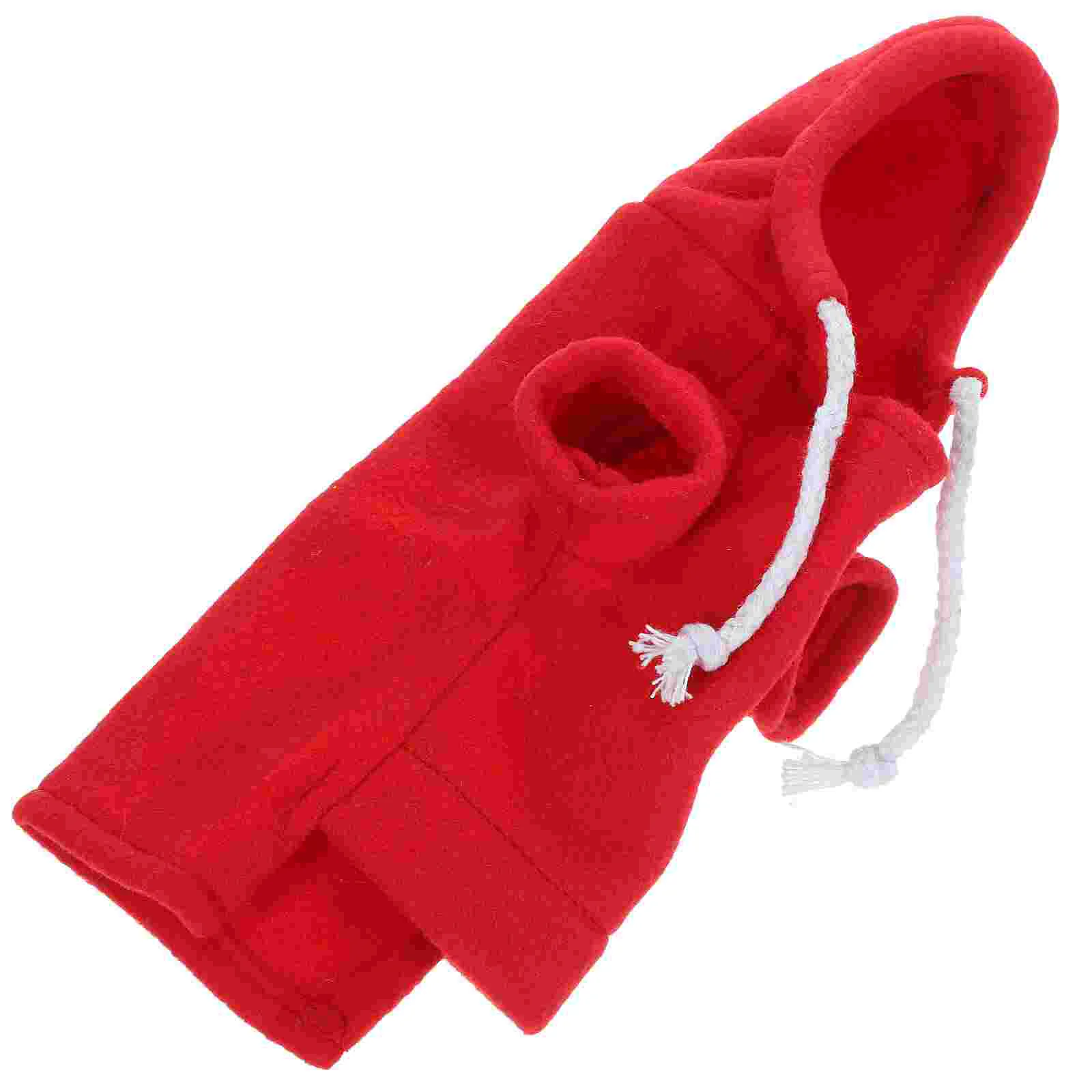 Red Pet Clothes Guinea Pig Hoodie Ferret Sweatshirt Hamster Jacket Rabbit Vest Small Animal Apparel Pet Products Decorative