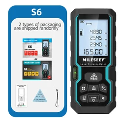 Advanced MILESEEY Laser Tape Measure with Electronic Rangefinder and IP54 Protection - 80m (Basic version)
