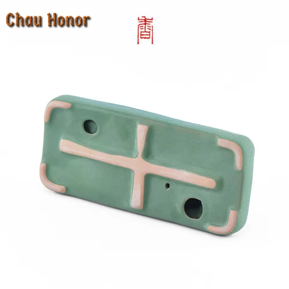 Handmade Coarse Pottery Ceramic Thread Incense Insertion Creative Backflow Burner Zen Censer Burner Holder Ornaments Decoration