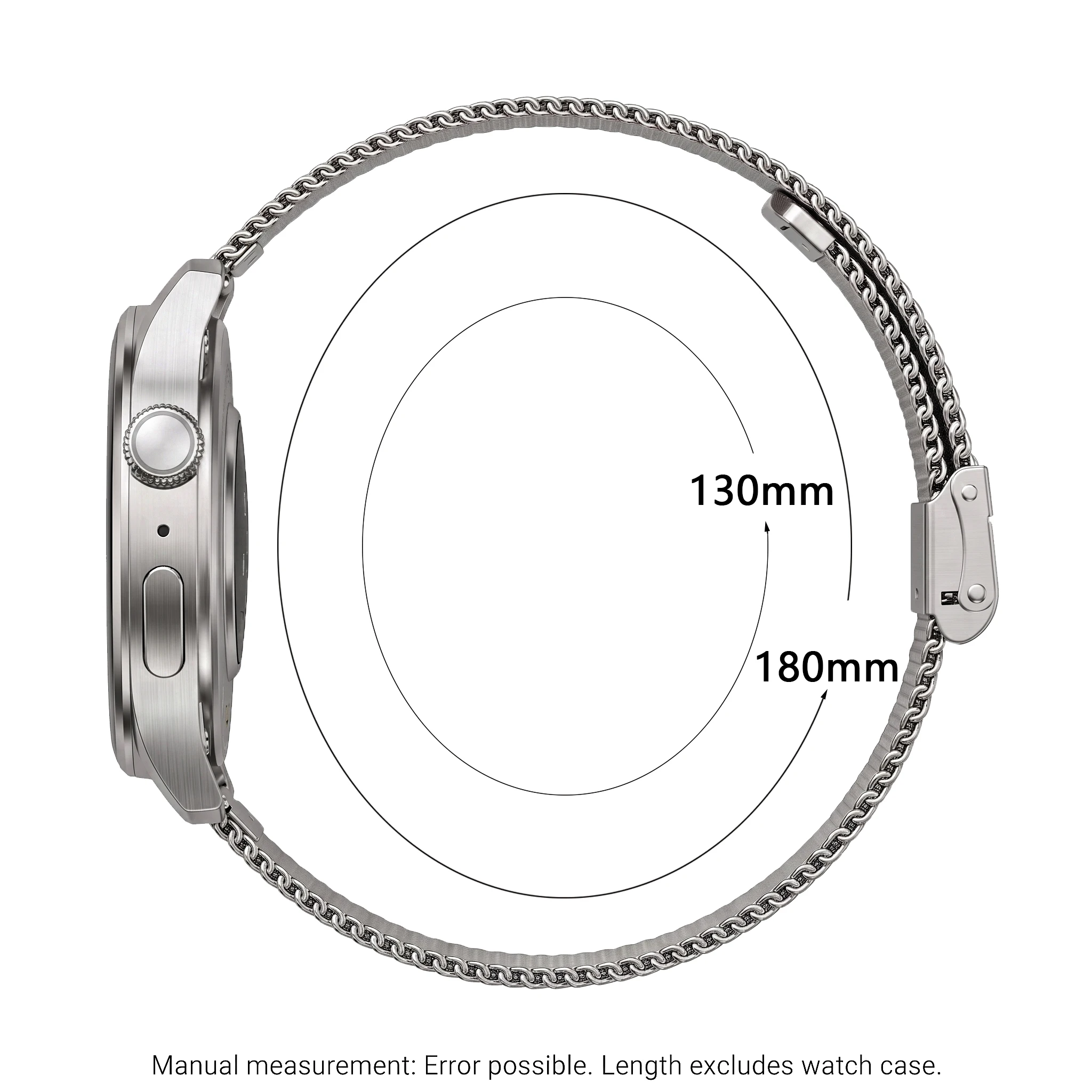Elegant Stainless Steel Milanese Loop Watch Band – Quick Release Mesh Strap Bracelet