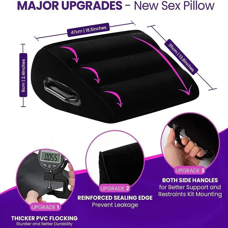 Inflatable Pillow for Sex Toys for Couples Furniture Sexy Sextoys Erotic Bdsm Sexuality Women Sexuals Adults Products Supplies