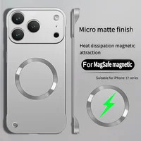Ultra Thin PC Frameless Magnetic Cases For iPhone