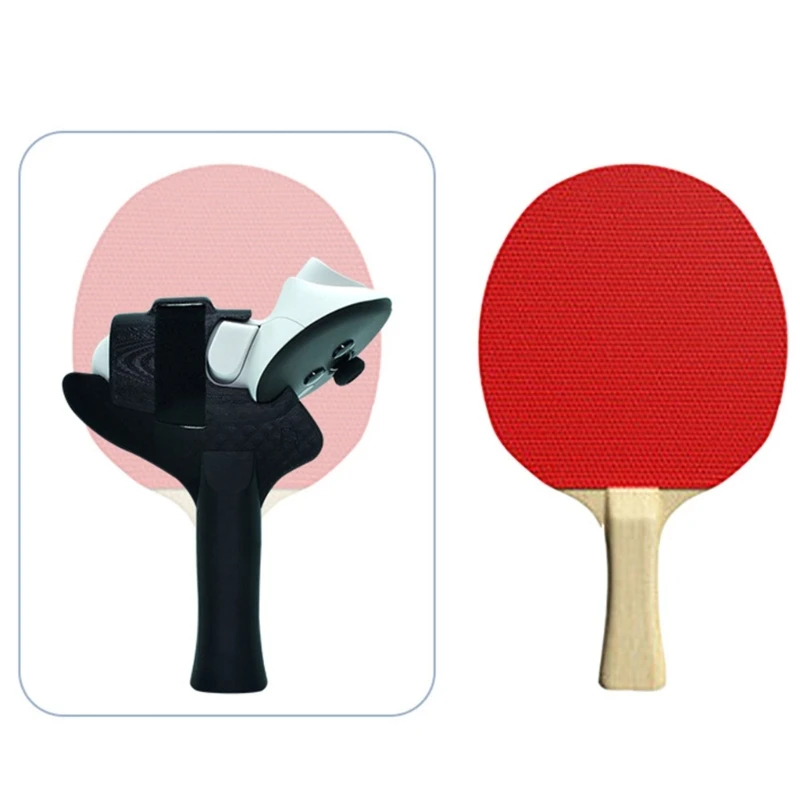 

1Pair Table Tennis Rackets for 3 Virtual Reality Gaming Table Tennis Paddle Grips Handle for Quest3 Game