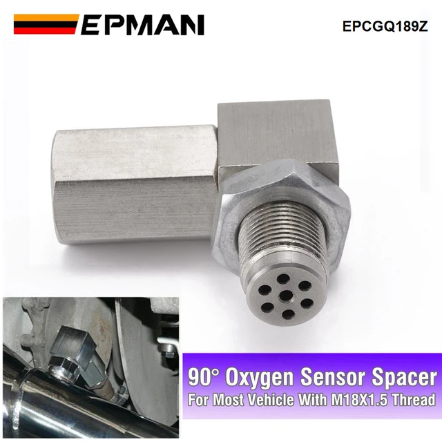 EPMAN Universal O2 Sauerstoff Sensor Spacer Extender 90 Grad O2 Bung  Verlängerung Katalysator M18 * 1,5 EPCGQ189Z - AliExpress