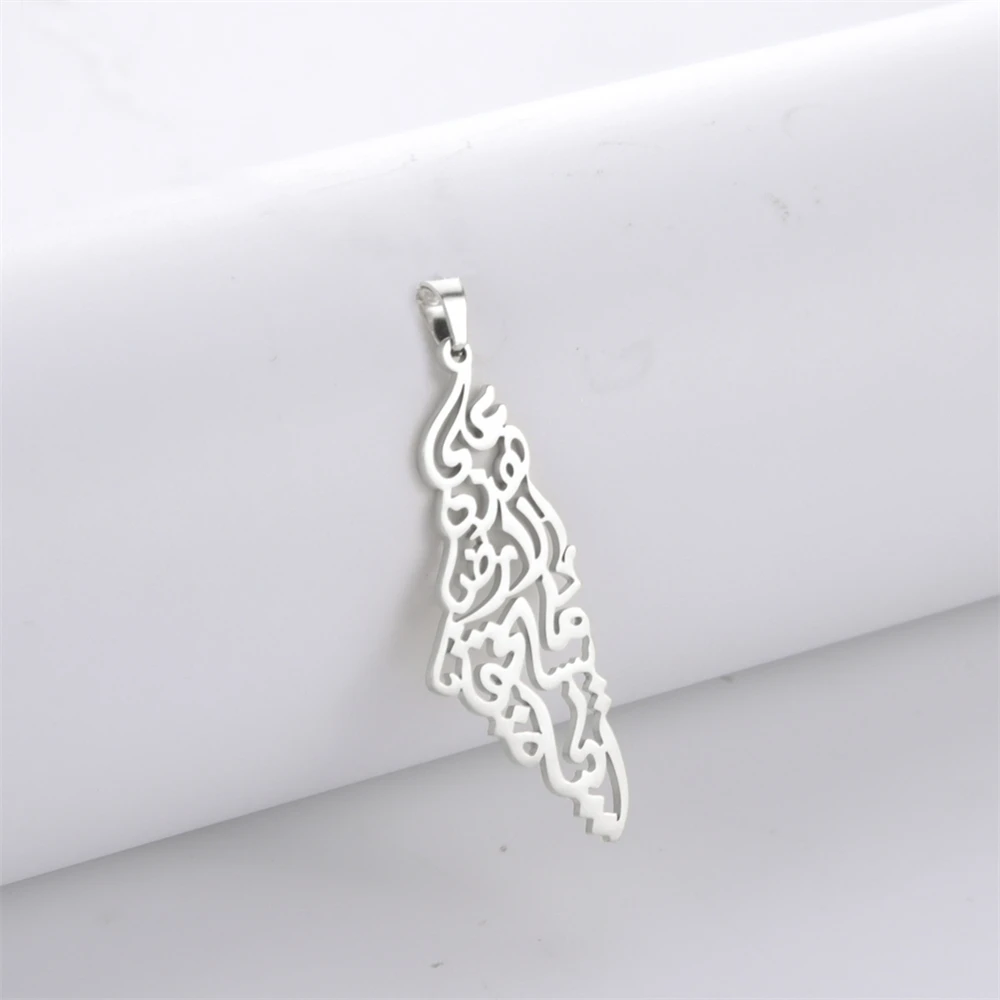Großhandel islamische Runenförmige Karte Charms für Schmuckherstellung Edelstahl Amulett Anhänger Zubehör Diy Halskette Schlüsselanhänger Charm – Detail 6