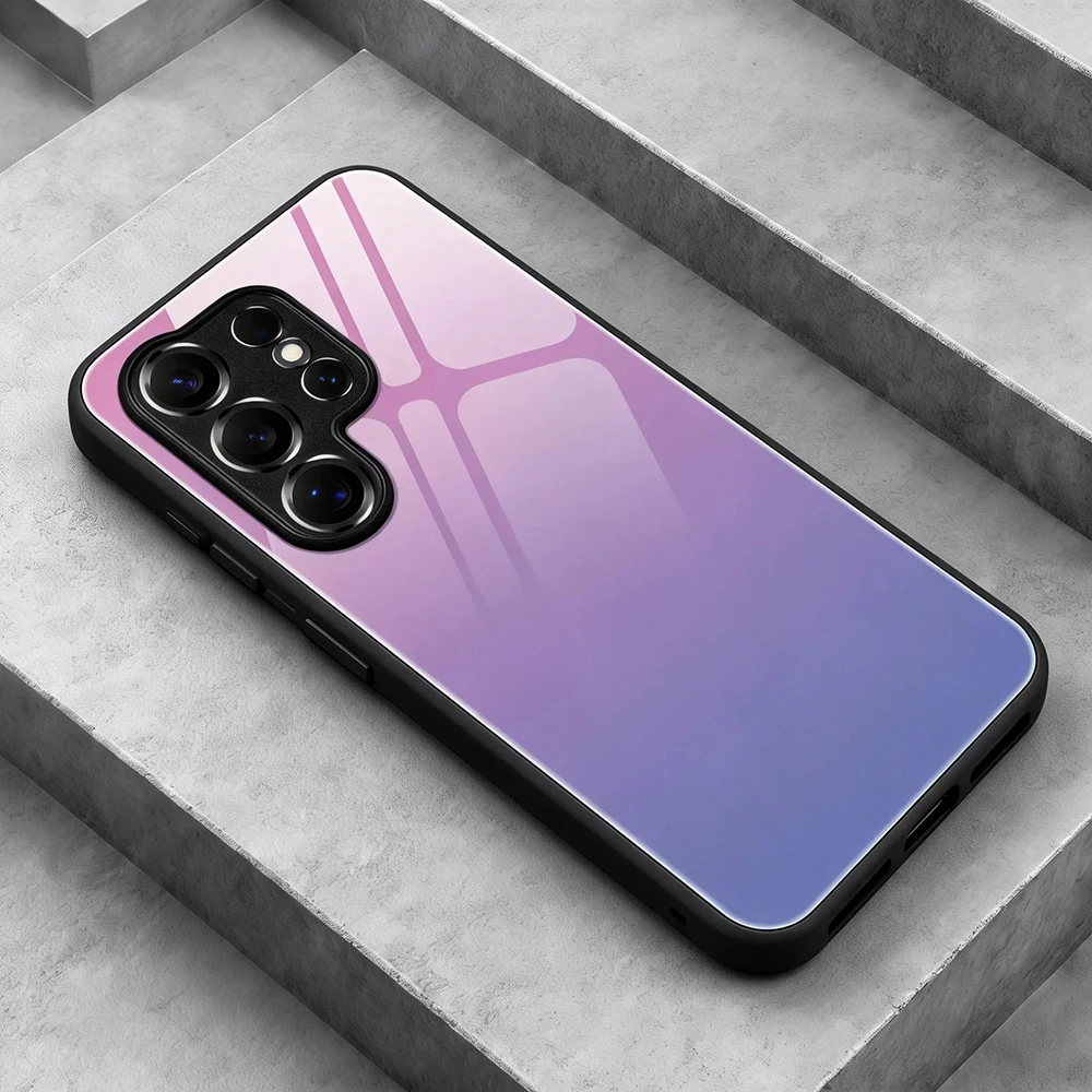 Gradient finish on back panel
