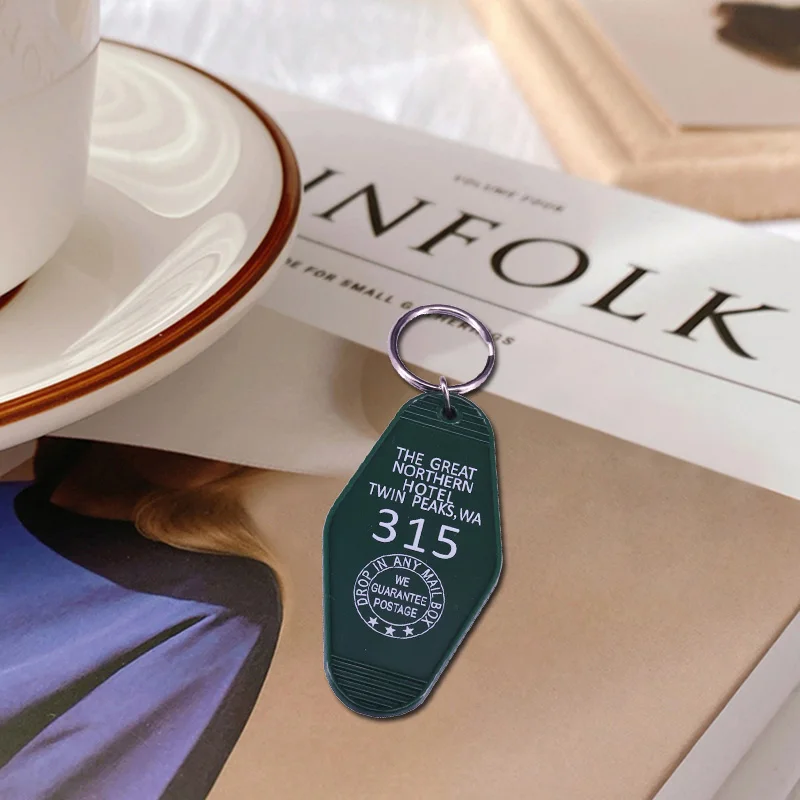 Peaks Keychain Great Northern Hotel Keychain Twin Peaks Funko The