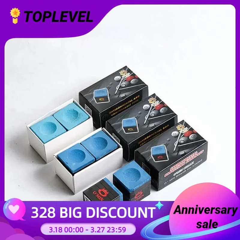 

O'MIN-Snooker Billiards Chalk, Pool Cue Chalk, Dry Oily, Billiards Accessories, Use for Champion, New