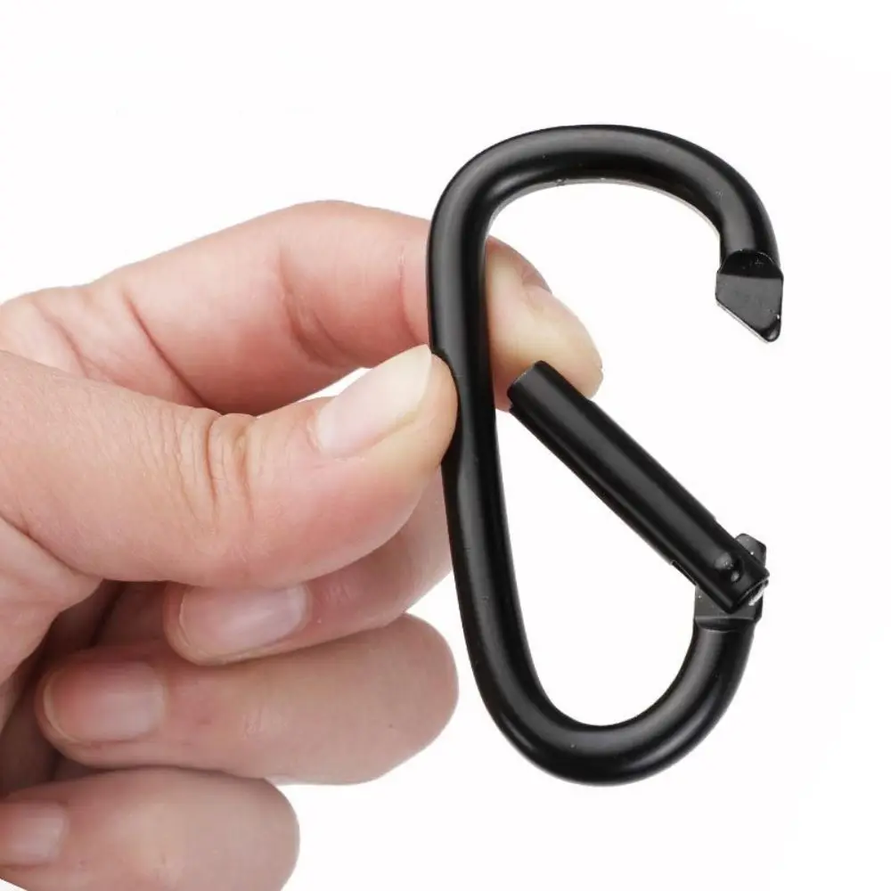 Key Chain Clip Carabiner Belt Clip Whistle Keychain Carabiner Clips Keychain Carabiner Keychain Tool Keychain Charm Tactical Keychain 5pcs Black Aluminum Alloy Carabiner Outdoor Spring Snap Clip Water Bottle Hooks Keychain Outdoor Climbing Camping Hiking Tool