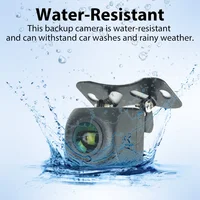 170 °   Caméra de recul AHD grand angle pour voiture, résolution double 720P/1080P, vision nocturne IR améliorée, étanche, caméra de recul universelle 2