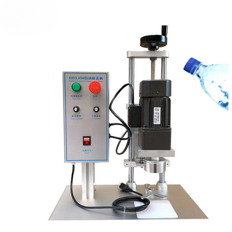 

Good Quality Ddx450 tabletop Electric Twist Off Glass Plastic Pet Bottle Capping Machine For Cap Diameter 10-50mm