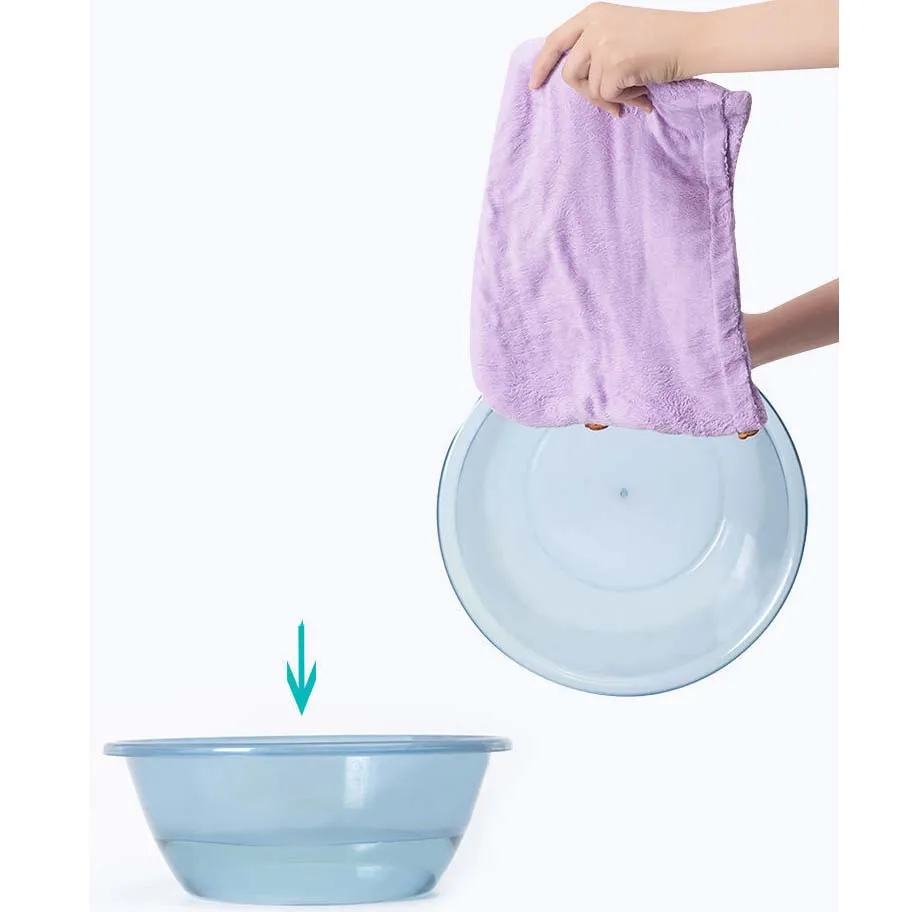 10Pcs Quick Dry Hair Quick Drying Microfiber Towels Bathroom Nursing Cap With Buckle Sauna Spa Towel Bath