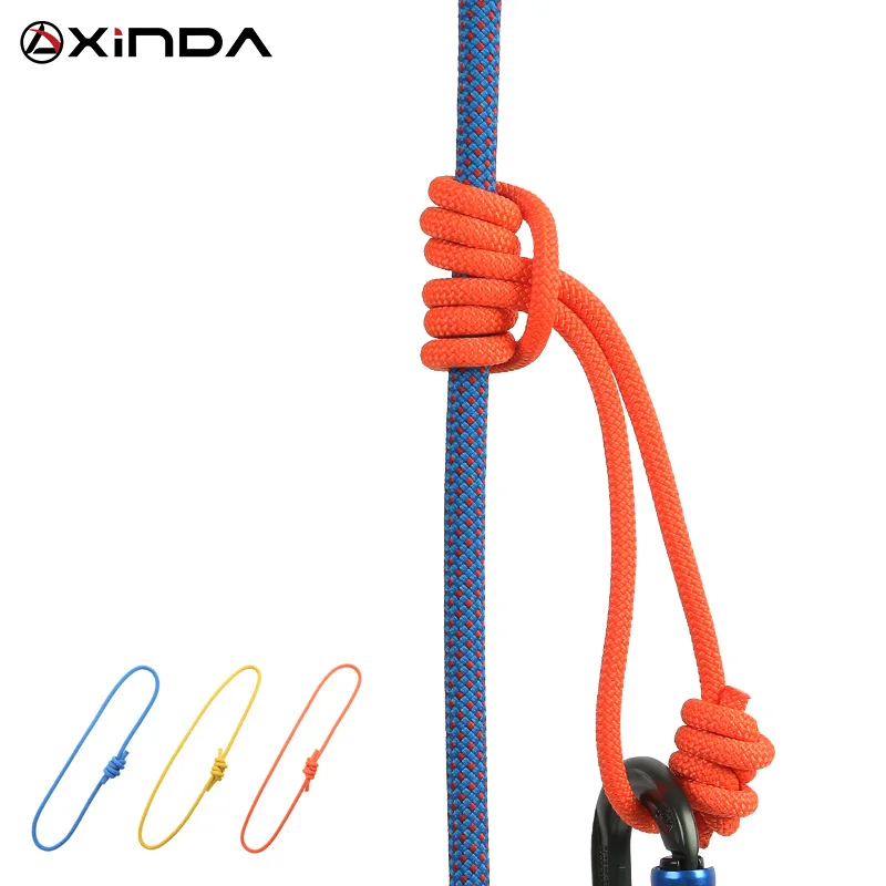 Climbing Rope 6mm Prusik Cord Rope 120cm Length Outdoor Durable Heat Resistant Polyester nylon Kevlar Rock Climbing