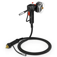 SSIMDER Spool Gun 16ft 200 Amp Aluminum Welding Spool Gun Supports 2 LBS flux cored wire Euro Connection Fits SD-4050 Pro, MIG-2 1