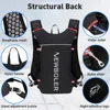 Outdoor Trail Running 5L Ultralight Backpack Hydration Jogging Vest Men Breathable Marathon Bicycle Bag Water Bottle 500ML 4