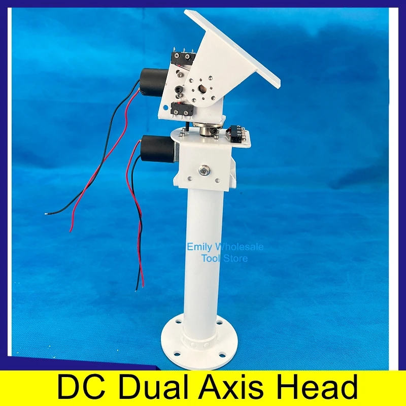 DC Dual-Axis Head Solar Tracking Surveillance Robotics High Load High Torque All Metal X-Axis Y-Axis