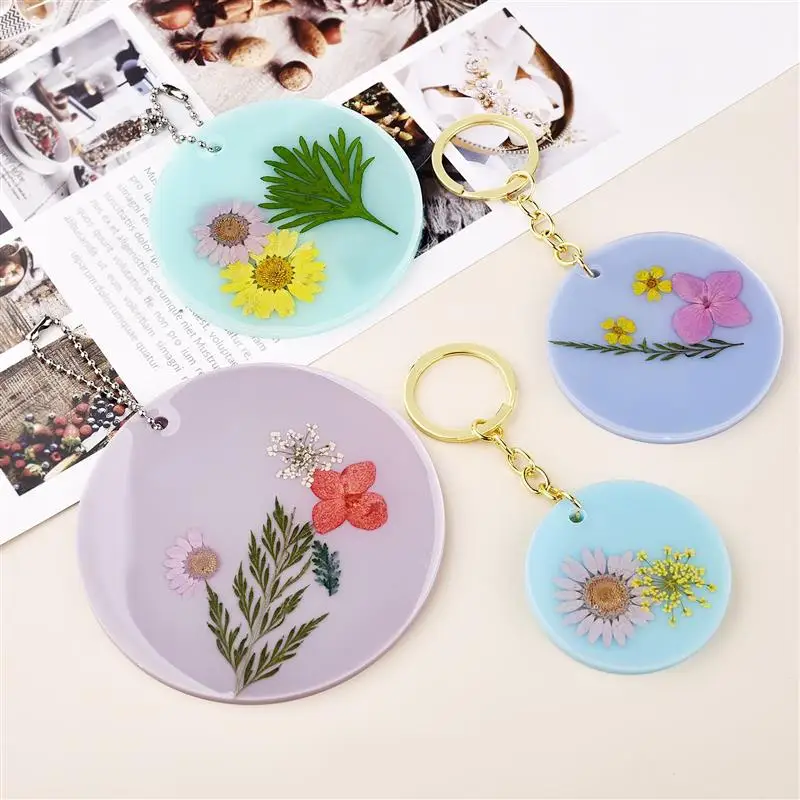 Christmas Ball Pendant UV Epoxy Resin Molds Handmade Keychain Silicone Mould DIY Crafts Jewelry Decorations Casting Tools