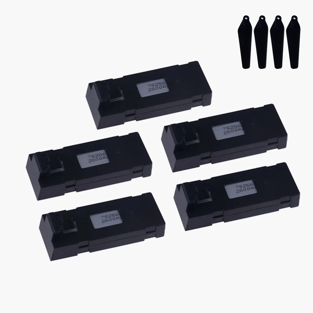 ตัวเลือกสินค้า แบตเตอรี่โดรน RC 3.7V 5000mAh สำหรับ E88 E99 P1 K3 P10 A13 S98 E525