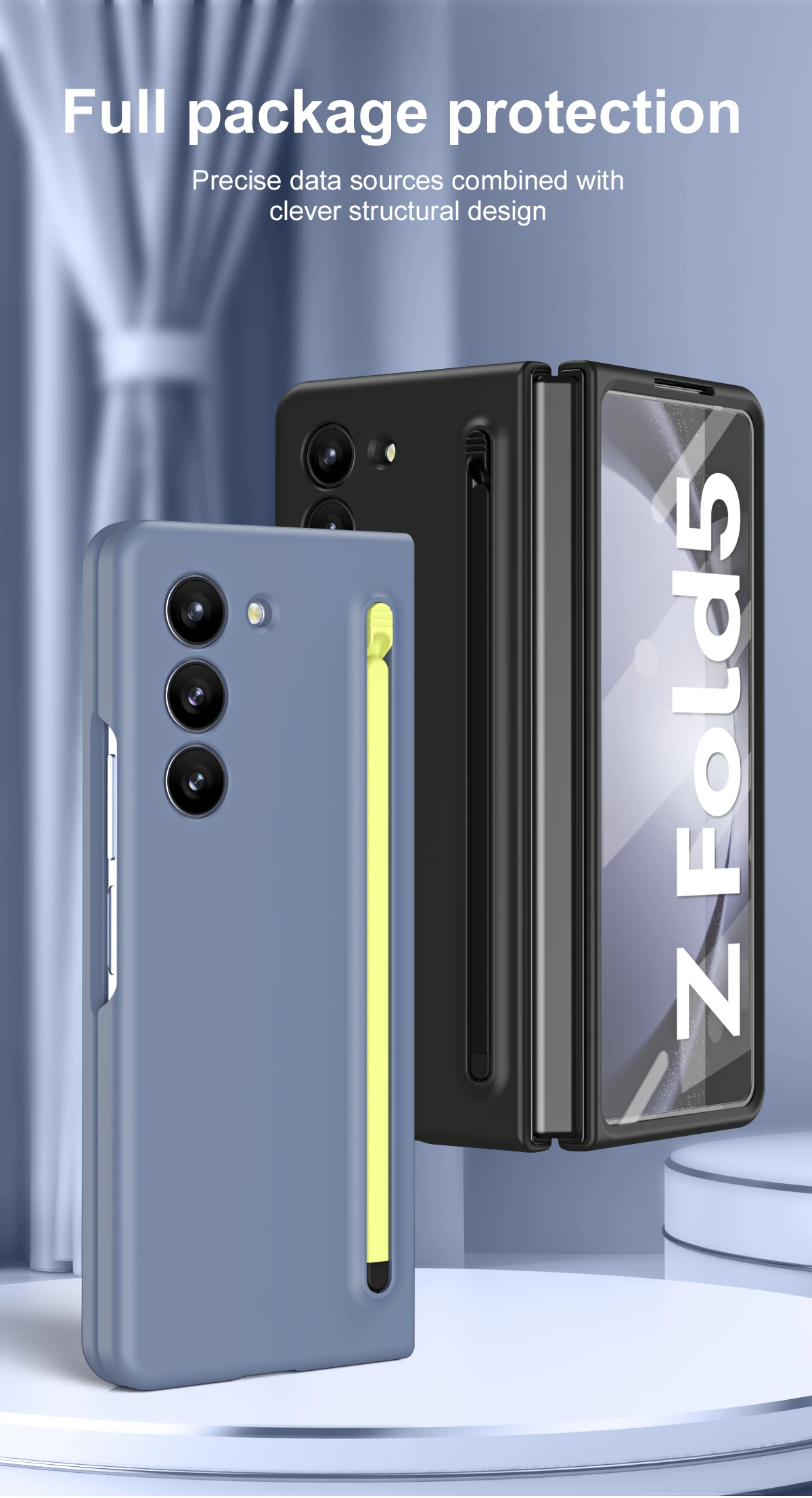 Phone Case For Samsung Galaxy Z Fold 5 4 With Touch Pen And Screen_voghion.com