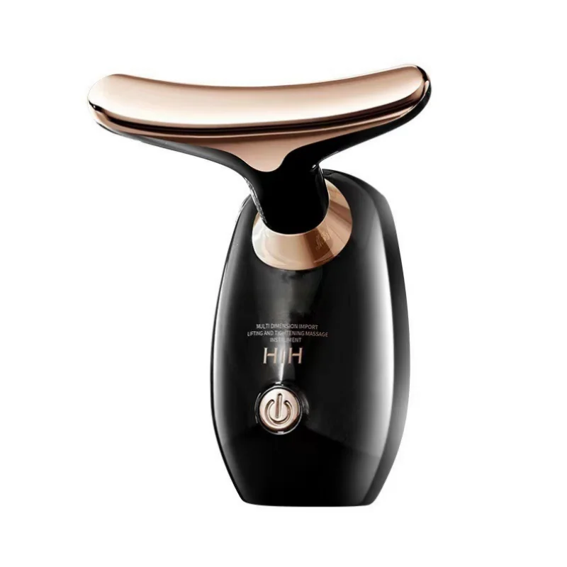 Gold Electric Facial Beauty Instrument Lifting And Firming Facial Eye Massager Household Vibration Ultrasonic Massager 6