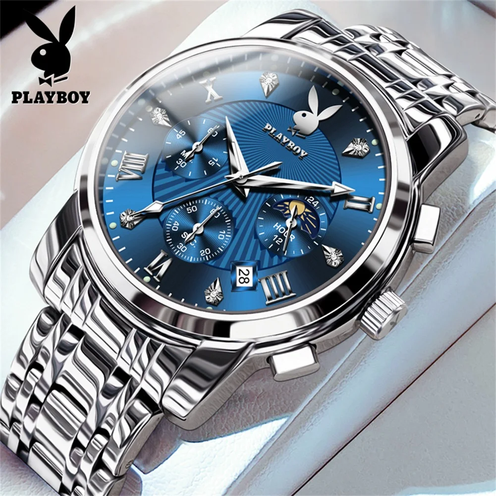 PLAYBOY Luxury Men's Watches High Quality Fashion Watches for Men
