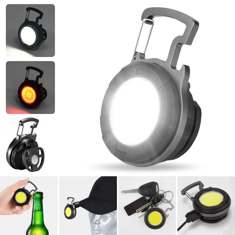 Flash Light Pocket Clip Mutifuntion Torcia Portatile Pocket Work Light Outdoor Camping Fishing Climbing Lantern Led Light