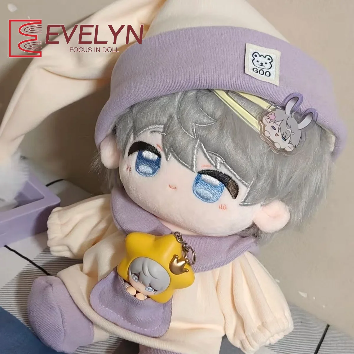 Evelyn Trendy Cute 10cm Doll Clothes Love and Deepspace Xavier Zayne Rafayel ralayo Sylus Caleb Clothing DIY Top socks Suit