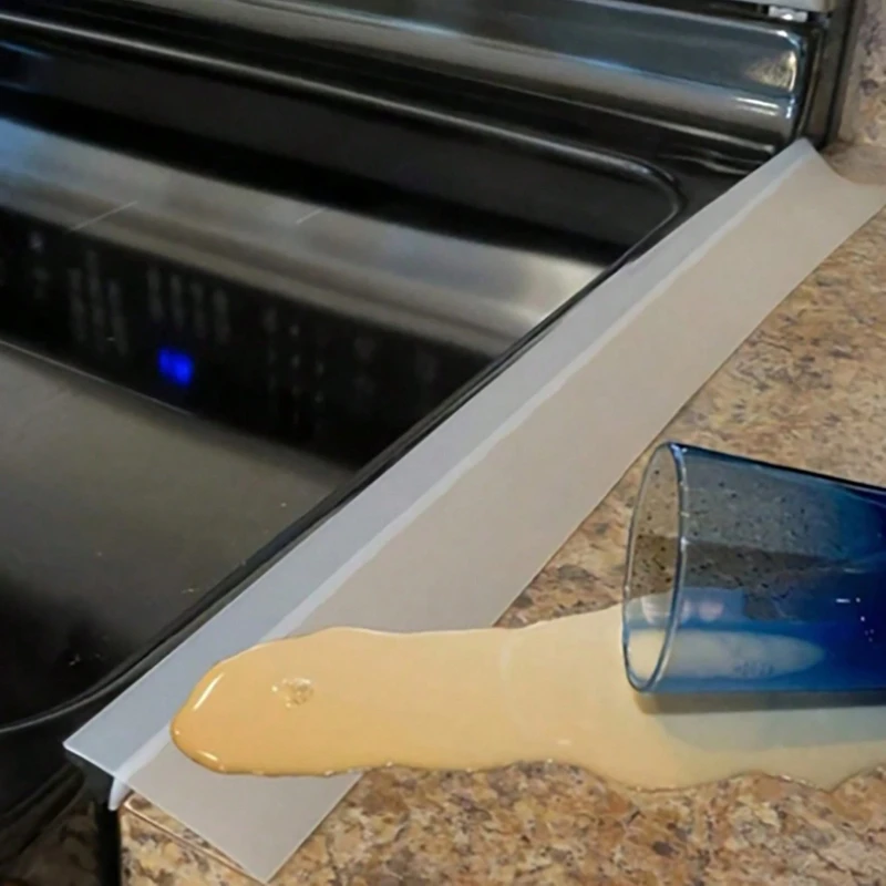 High Temperature Resistant Kitchen Gap Strip Stain Resistant Gas Stove Sealing Silicone Flexible Stove Space Filling Material