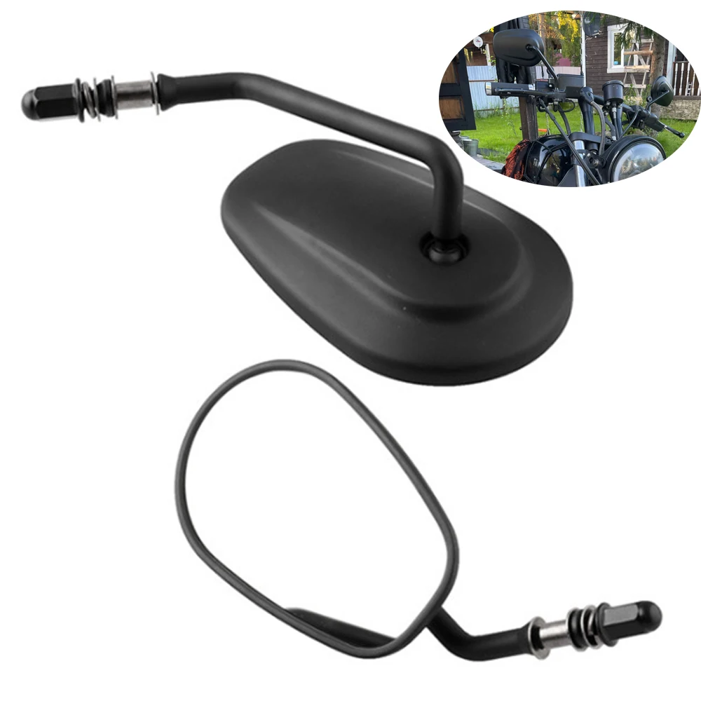 

For Harley Sportster 883 1200 Dyna Electra Glide Fatboy Iron Road Glide Aluminum Motorcycle Rear View Rearview Side Mirrors