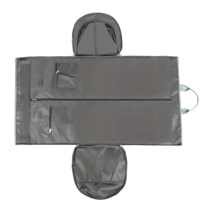 1pcs Foldable Garment Bag with Handheld Design Large Capacity Travel Storage Organizer for Suits & Clothes Duffel Bag 6