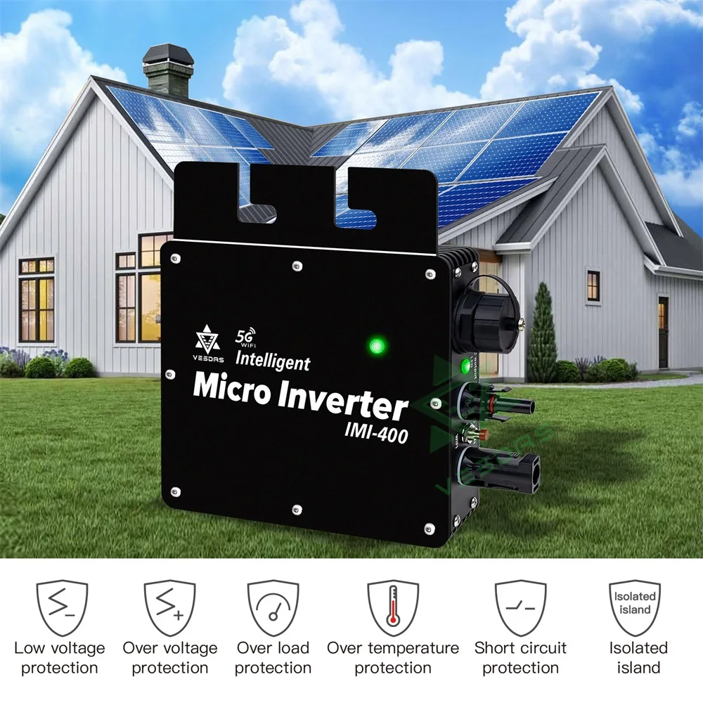 태양광 마이크로 인버터, 400W, 120V, 230V, AC 22-50V, DC 그리드 ..