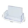 1/2/3/4/5/10pcs Clear Desk Shelf Box Storage Display Stand Acrylic Plastic Transparent Business Card Holder Place Card Holder 6