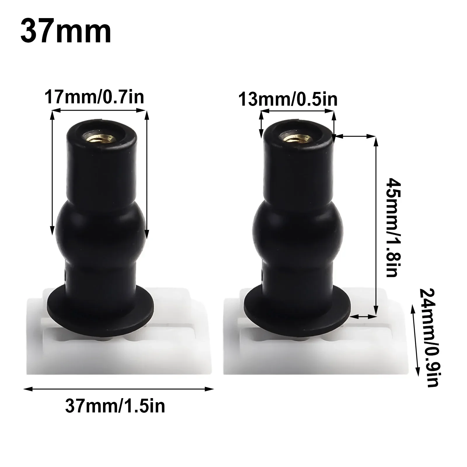Quick And Convenient Toilet Seat Hinge Screws Easy To Use Installation Complete Screw Set For Maximum Stability And Security