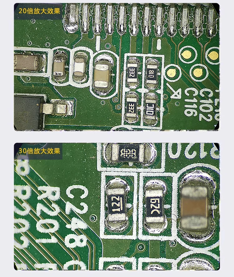 Soptop SZMN 삼안 연속 줌 스테레오 현미경 4K 카메라 0.5X 어댑터 (BGA, CNC 칩, 휴대폰 수리 도구 세트용)