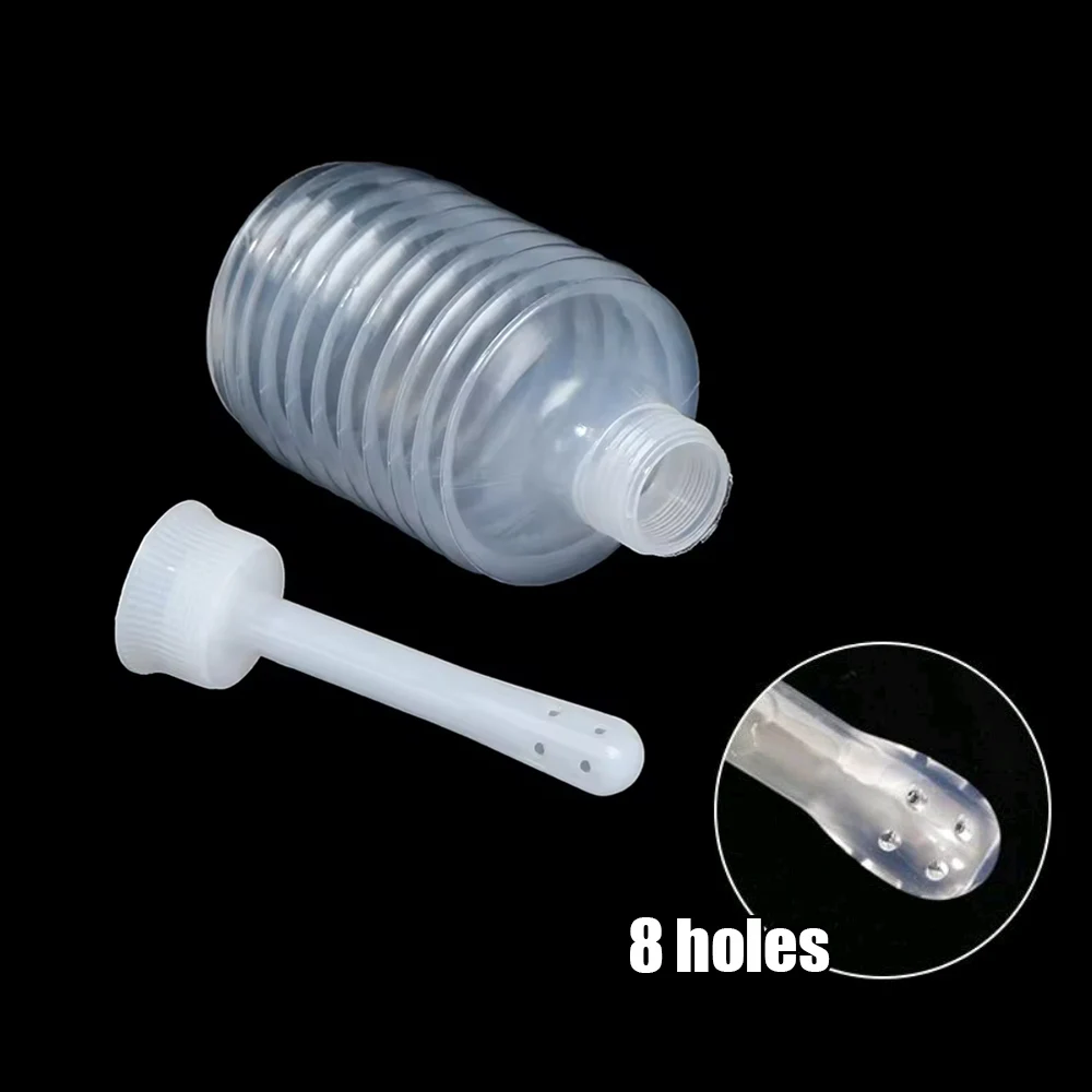200ML 8Holes Disposable Vaginal Anal Douche Retractable Wash Cleaning Anus Clean Supplies Female Health Accessories 1