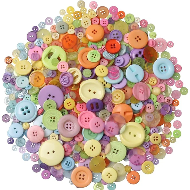 Mixed Resin Buttons Pack 2