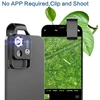 200X Cell Phone Microscope Accessory with Window Microscope, Portable Mini Digital Microscope with LED Light/Universal Clip 4