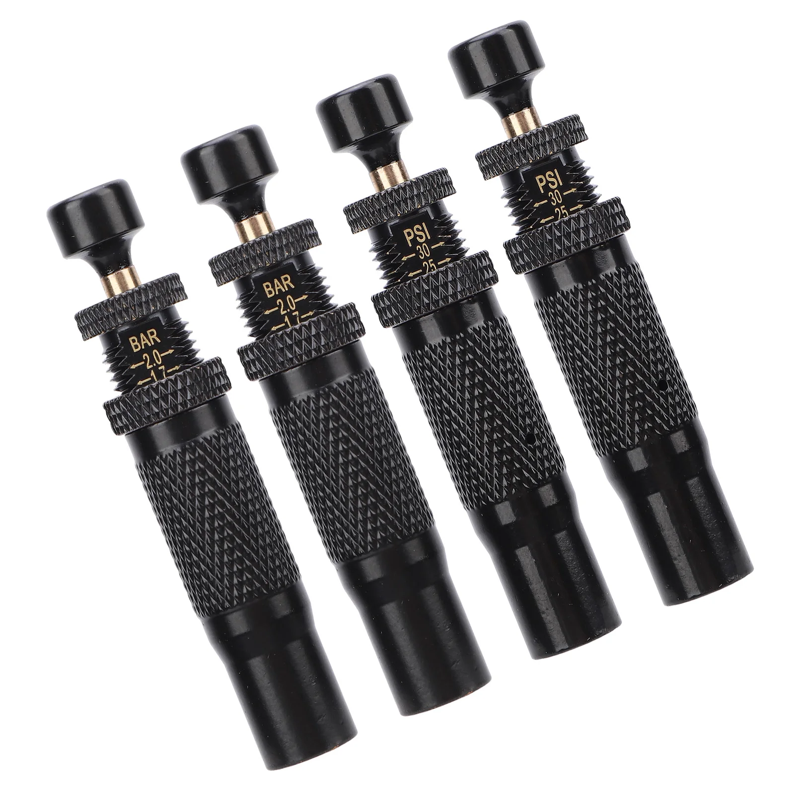 4-teiliges Reifen-Deflator-Ventil-Set, verstellbar, automatischer Stopp, 10–30 PSI-Bereich, zum Anschrauben, Reifen-Luftabweigungswerkzeug für Off-Road-Fahrzeuge im 4 x 4 – Detail 3