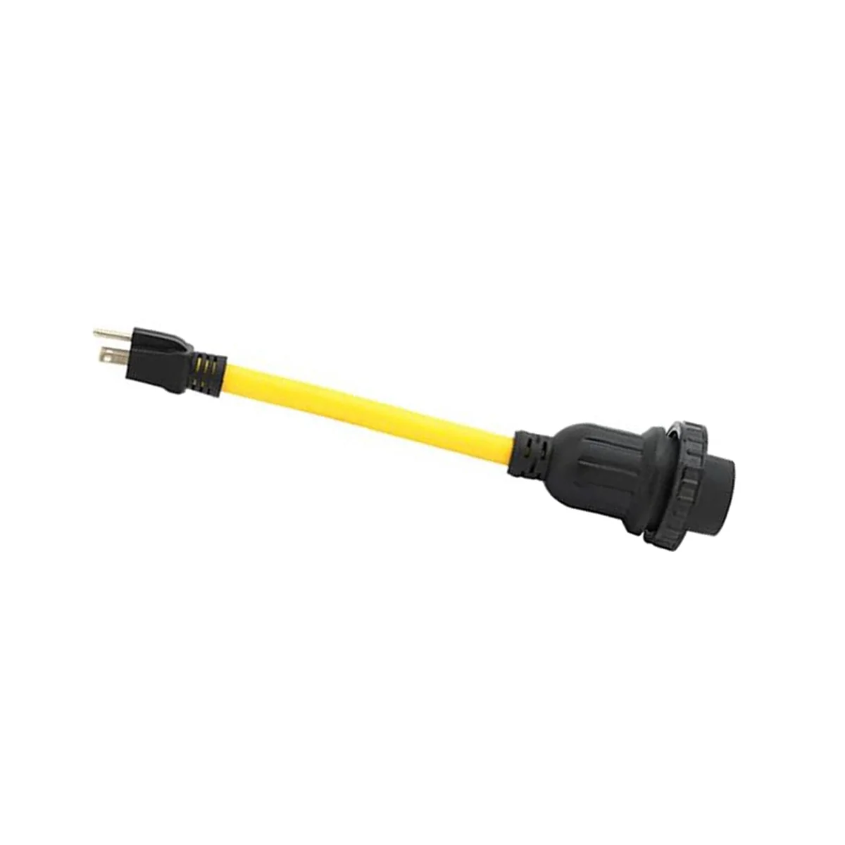 Nema 5-15P Male to L5-30R Female Power Adapter Cord,Generator 30 Amp to 15Amp Household Adapter Cable US Plug
