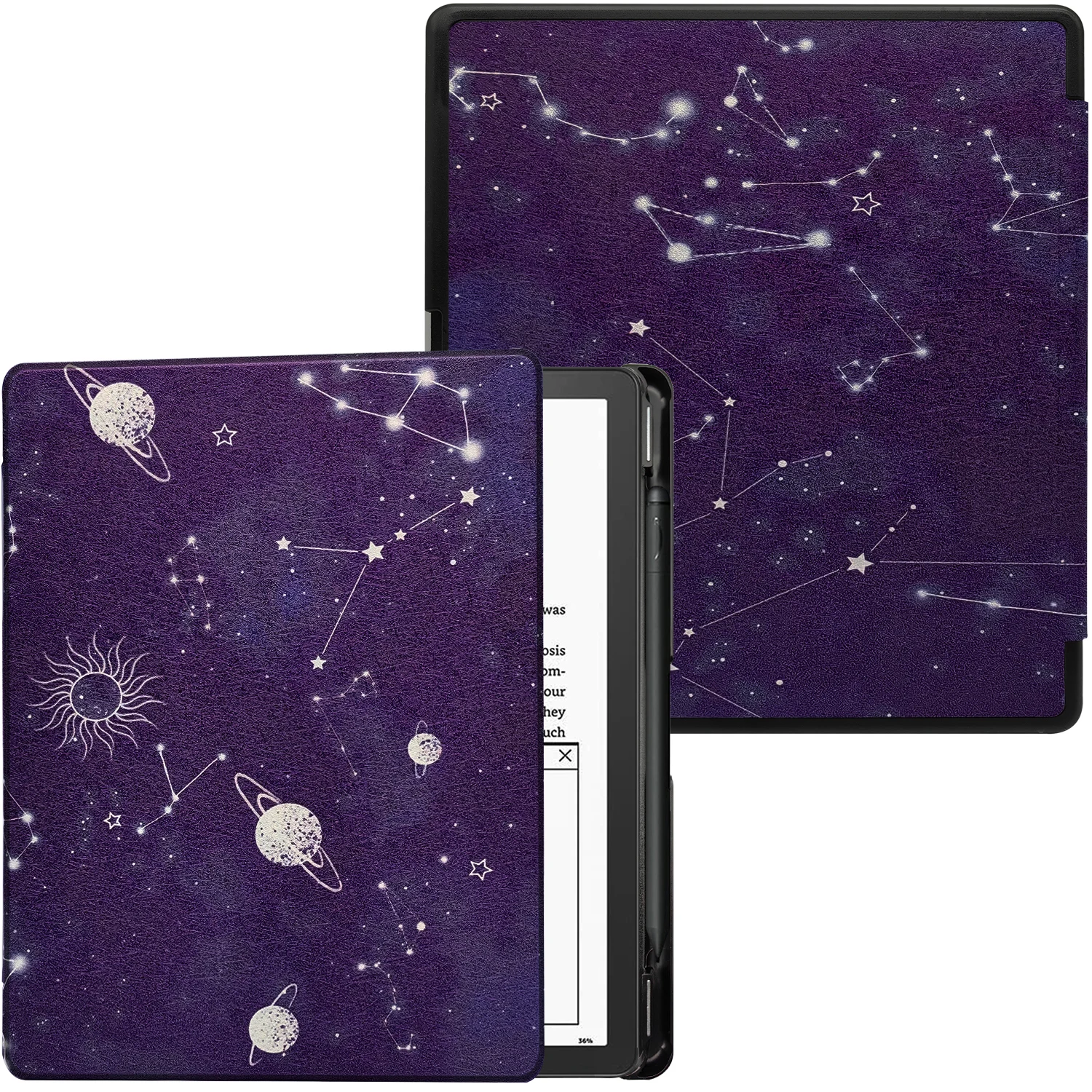PU capa de couro com Auto Sleep